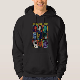 The Suicide Squad Retro Grid With Amanda Waller Hoodie