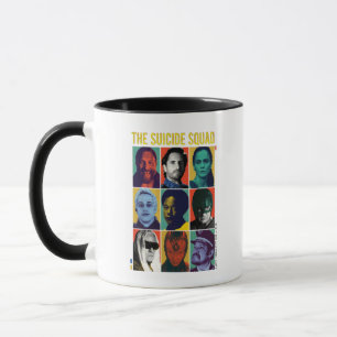 The Suicide Squad   Retro Grid With Amanda Waller Mug