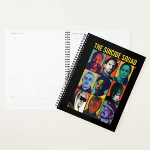 The Suicide Squad Retro Grid With Amanda Waller Planner
