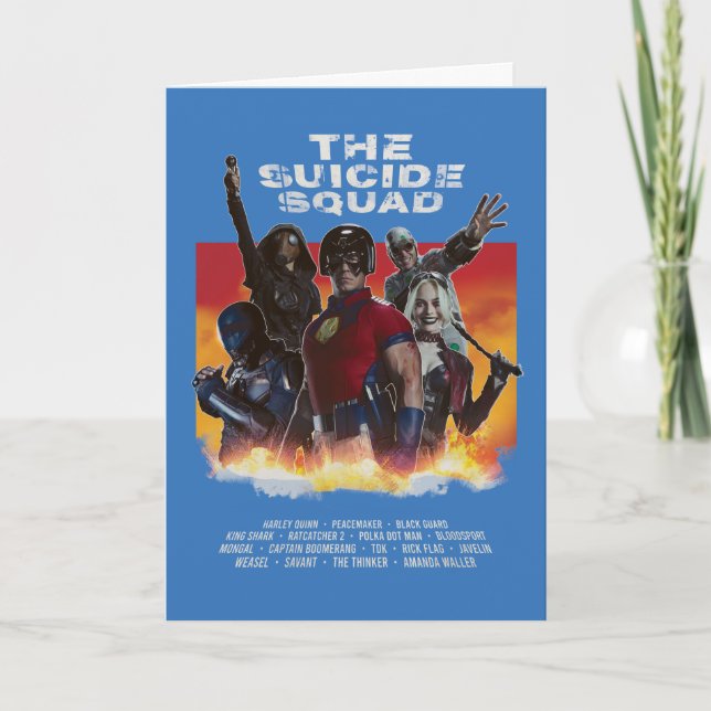 The Suicide Squad | Retro-Style Movie Poster Card (Front)
