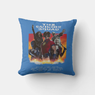 The Suicide Squad   Retro-Style Movie Poster Cushion