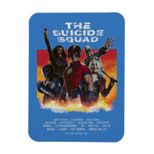 The Suicide Squad   Retro-Style Movie Poster Magnet