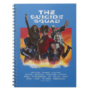 The Suicide Squad   Retro-Style Movie Poster Notebook