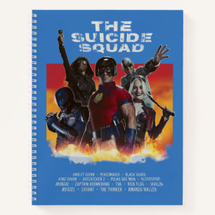The Suicide Squad   Retro-Style Movie Poster Notebook