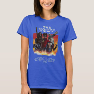 The Suicide Squad Retro-Style Movie Poster T-Shirt