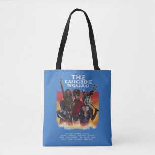 The Suicide Squad   Retro-Style Movie Poster Tote Bag