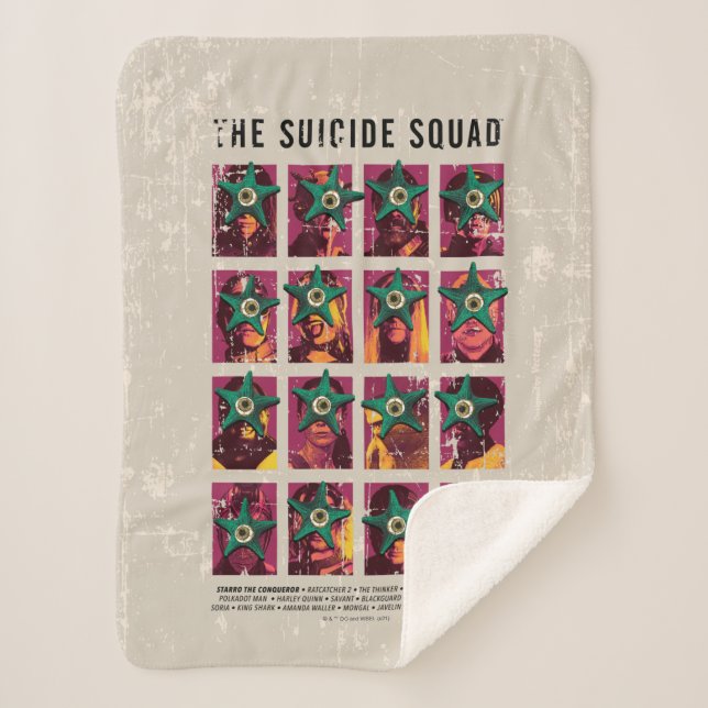 The Suicide Squad | Starro Squad Edition Sherpa Blanket (Front)
