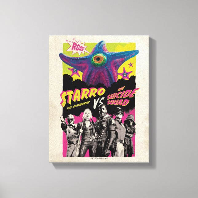 The Suicide Squad | Starro Vs The Suicide Squad Canvas Print (Front)