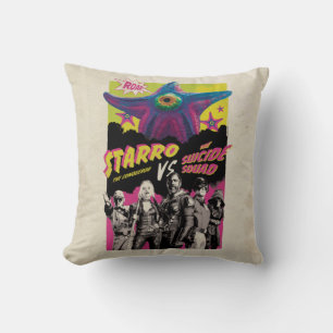The Suicide Squad   Starro Vs The Suicide Squad Cushion