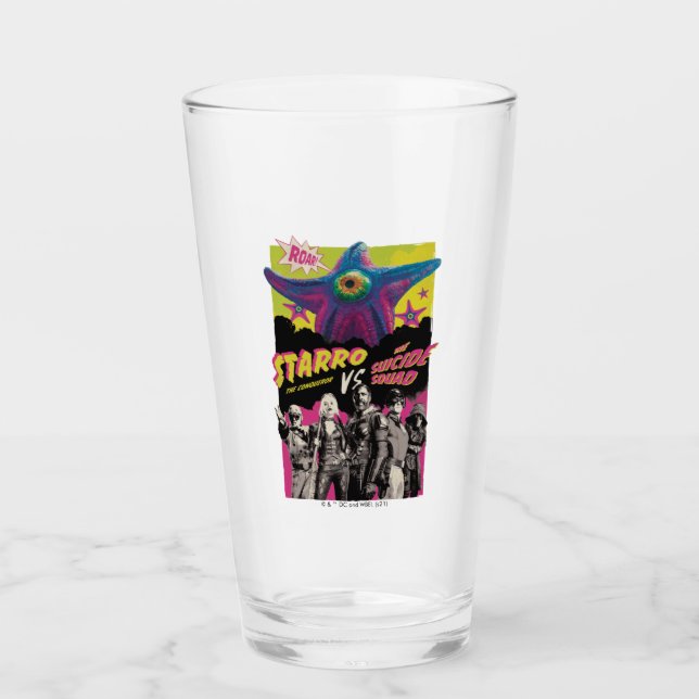 The Suicide Squad | Starro Vs The Suicide Squad Glass (Front)