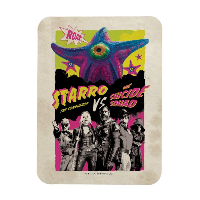 The Suicide Squad | Starro Vs The Suicide Squad Magnet (Vertical)