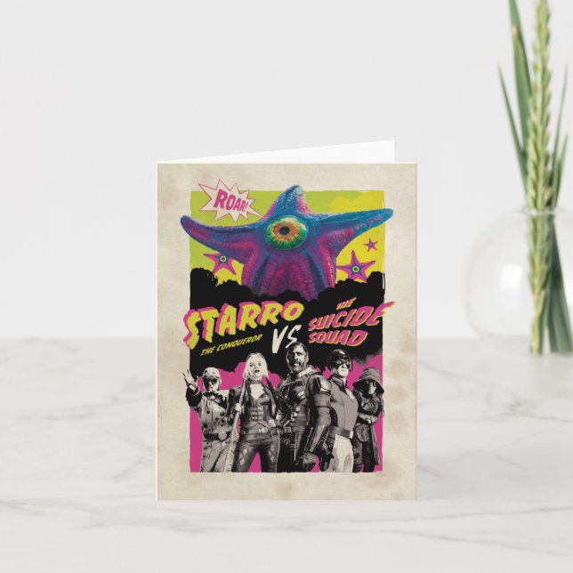 The Suicide Squad | Starro Vs The Suicide Squad Note Card (Front)