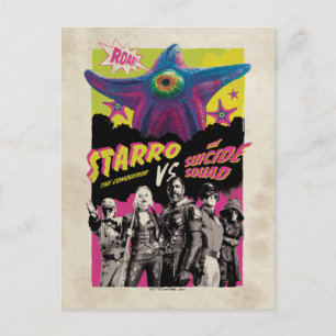 The Suicide Squad   Starro Vs The Suicide Squad Postcard