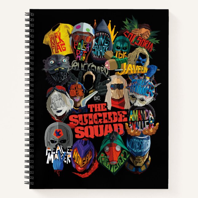 The Suicide Squad | Stylised Avatars Notebook (Front)