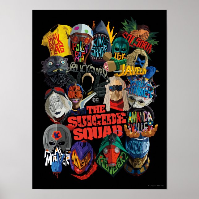 The Suicide Squad | Stylised Avatars Poster (Front)