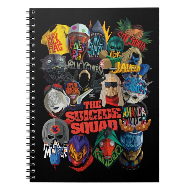 The Suicide Squad | Stylized Avatars Notebook (Front)