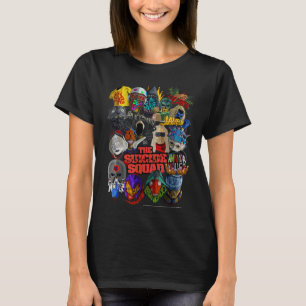 The Suicide Squad The Whole Squad Poster T-Shirt