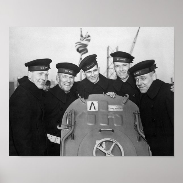 The Sullivan Brothers Aboard The USS Juneau Poster (Front)