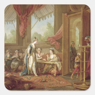 The Sultana Ordering Tapestries Square Sticker