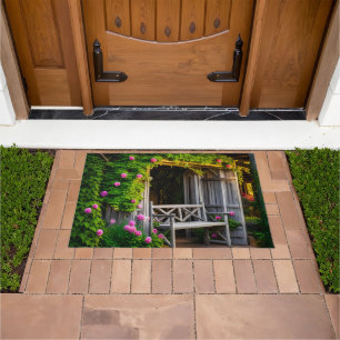 The Summer Garden Bench Doormat