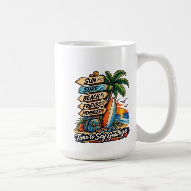 The Summer Goodbye Coffee Mug (Right)