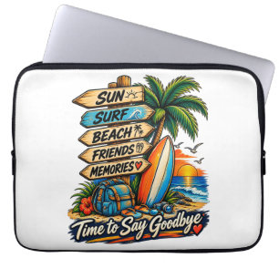 The Summer Goodbye Laptop Sleeve