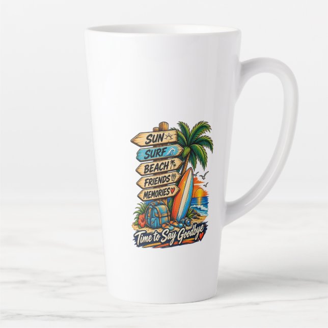 The Summer Goodbye Latte Mug (Right)