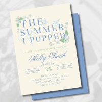 The Summer I Popped Baby Shower 