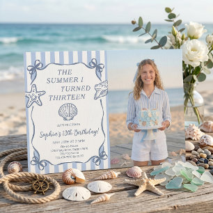 The Summer I Turned Pretty Birthday Invitation