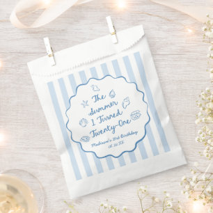 The Summer I Turned Twenty-One 21st Birthday Party Favour Bags