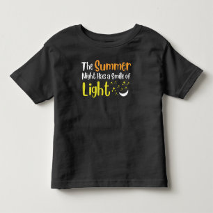 The Summer Night Has a Smile of Light Toddler T-Shirt
