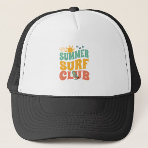The Summer Surf Club-Beach-Summer-Surf-Funny Trucker Hat