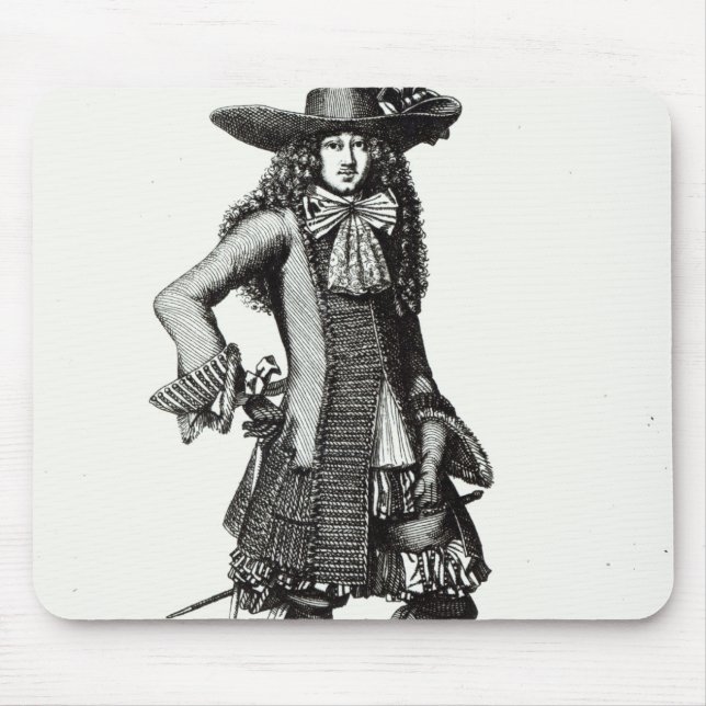 The Summer Sword Dress, 1675 Mouse Mat (Front)
