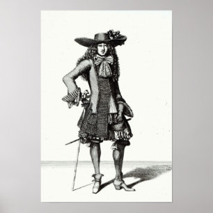 The Summer Sword Dress, 1675 Poster