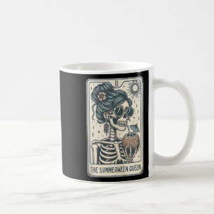 The Summerween Queen Tarot Card, Witchy Halloween  Coffee Mug