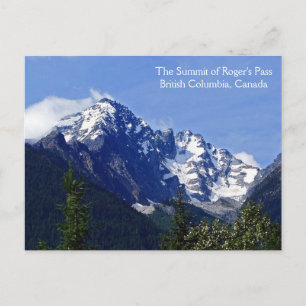 The Summit of Roger's Pass Post Card