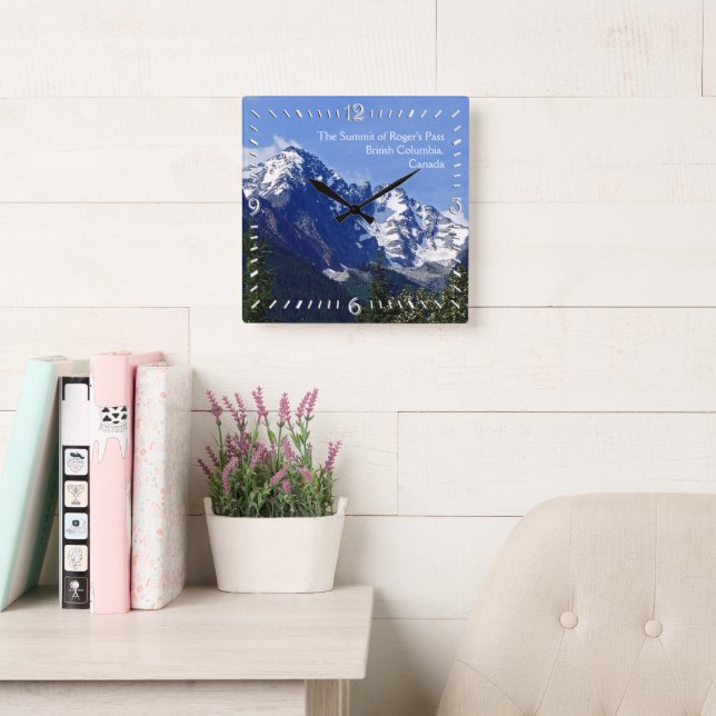 The Summit of Roger's Pass Wall Clock (Reading Room)