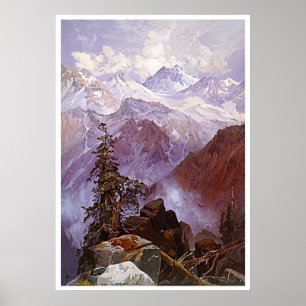 The Summit of the Sierras Poster