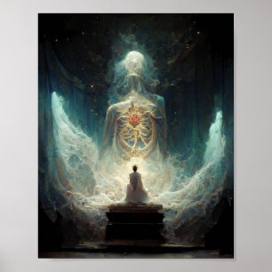 The Summoning Fantasy Sci-Fi Art Poster