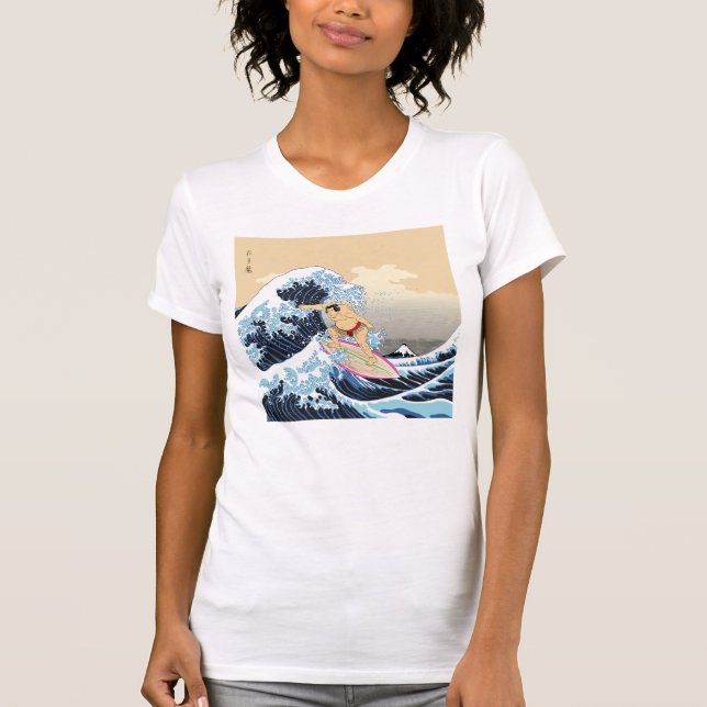 The Sumo Surfing Fitted Burnout T-Shirt (Front)