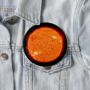 The Sun 10 Cm Round Badge