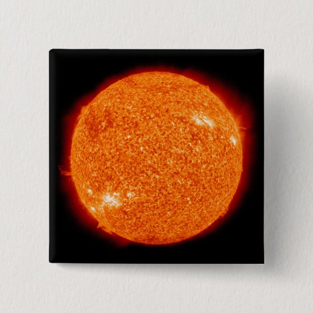The Sun 15 Cm Square Badge (Front)