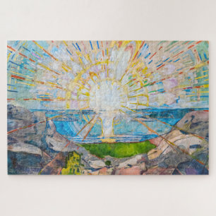 The Sun 1909 Edvard Munch Jigsaw Puzzle
