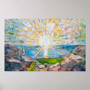 The Sun 1909 Edvard Munch Poster