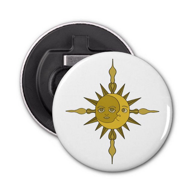 The Sun and Moon Bottle Opener (Front)