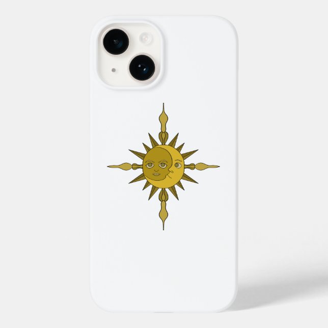 The Sun and Moon Case-Mate iPhone Case (Back)
