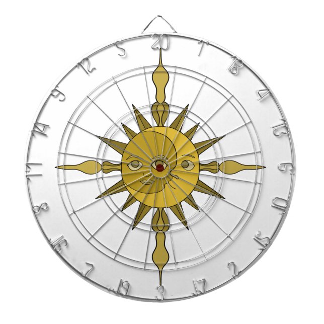 The Sun and Moon Dartboard (Front)