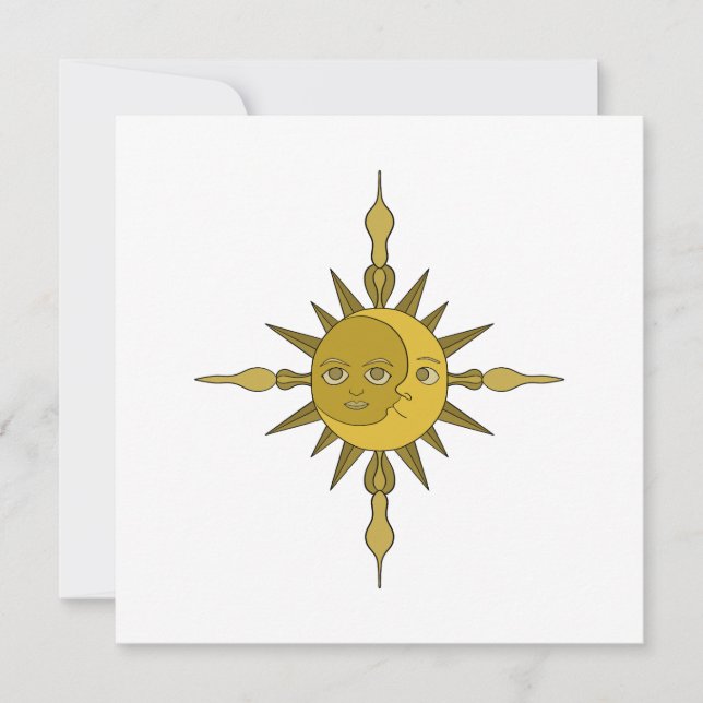 The Sun and Moon Holiday Card (Front)