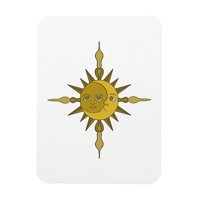 The Sun and Moon Magnet (Vertical)