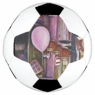 The Sun and Moon Pink Balloon Football